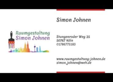 Raumgestaltung Simon Johnen
